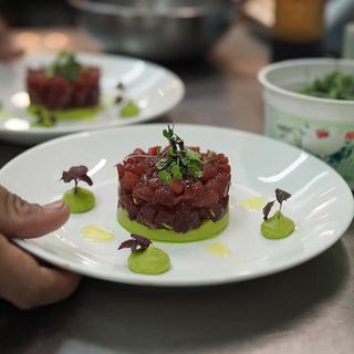 Tártaro de atún "bluefin" con aguacate