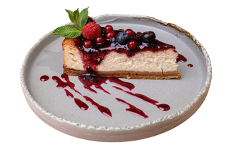 Cheesecake cu fructe de padure