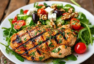 Poulet grillé complet