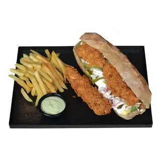 Sandwich poulet croustillant