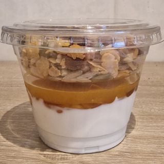 VASITO DE YOGURT & MANGO, MIEL Y FRUTOS SECOS