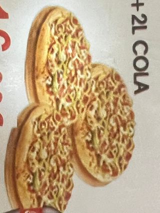 Pizzas Medianas (3 Uds.) 