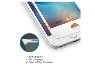 Стъклен протектор за дисплей MBX 5D Full - iPhone 7, 8, SE2, бял