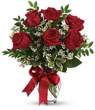 Rosas rojas (6 uds.)