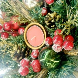 Centrotavolo natalizio dipinti