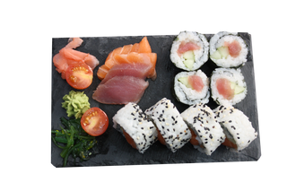 Combo salmão e atum - 12 peças/pieces