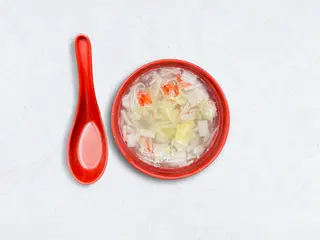 Sopa De Maíz Con Carne De Cangrejo