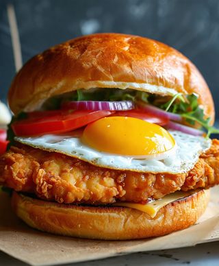 Hamburguesa De Pollo Con Dos Proteínas