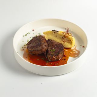 Медальйони з пюре сальміс та солодким місо (180г/150)