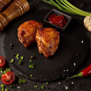 Стегно куряче смажене, 100 г