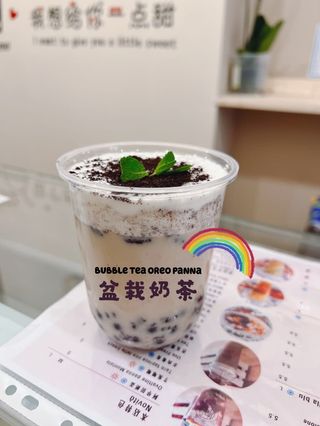 Bubble tea oreo panna 