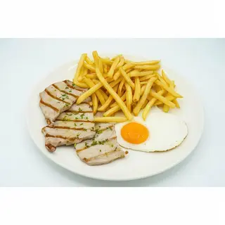 Patatas Huevo Y Cerdo