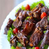 Pan Fried Goat meat