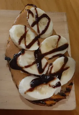 Tosta aberta (doce)