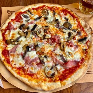 Pizza Jamón York Y Champiñones (30 Cm.)