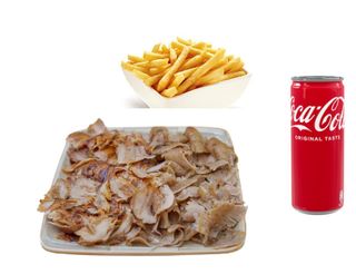 Menu kebab con bibita