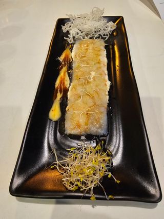 CARPACCIO DE GAMBA DULCE JAPONESA
