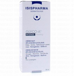 Isispharma Glyco-a Crème De Nuit Intense Peeling 25% D'acide Glycolique 30m
