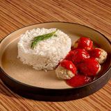 Meatballs with rice