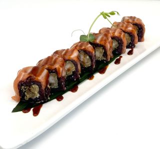 60. Black tiger roll - 8 pezzi