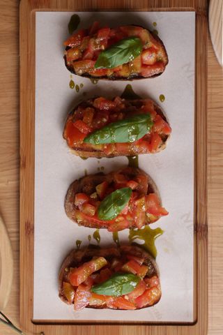 Bruschetta clássica italiana