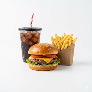 Menú Hamburguesa suprema