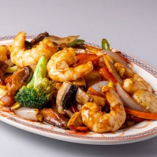 Gambas chop suey
