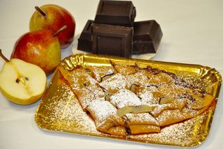 Crêpe con cioccolato e pere