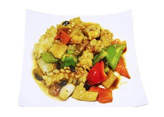 Calamares Con Soja Negra