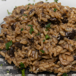 Risotto ai Funghi. Cottura Sottovuoto