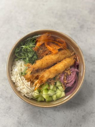 Bowl krewetka w panko