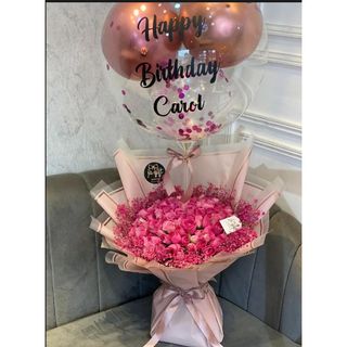 Glamorous Flowers And Balloons