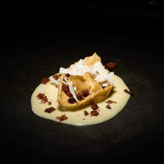 Cappelletto di grani antichi alla carbonara romagnola