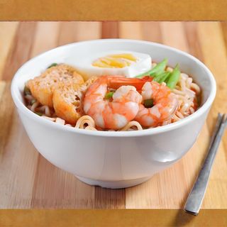 Рамен с креветками