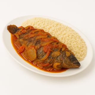 Poisson Carpe Sauté + Attiéké