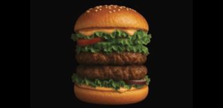 Двоен телешки чийзбургер