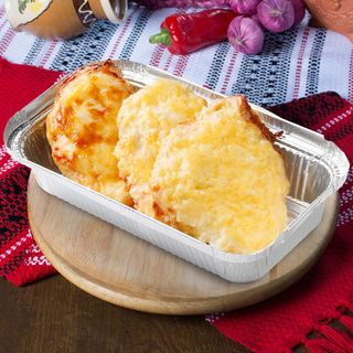 File din carne de pui copt cu cașcaval 