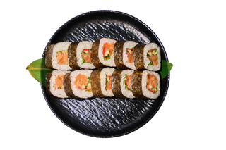 Кимпаб со слабосоленой семгой (250 гр)