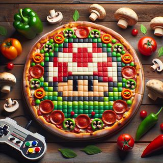 Pizza Super Mario