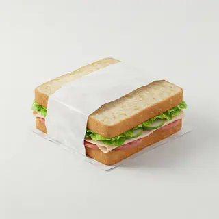 Sándwich 3 En 1  Vegetal con Lomo