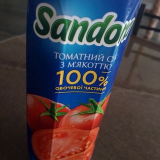 Сік Сандора Томатний 1л