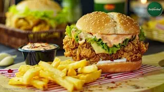 Burger crispy Frit