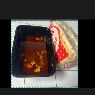 Bread and beans only