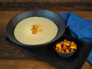 სოკოს სუპი  / Mushroom cream soup