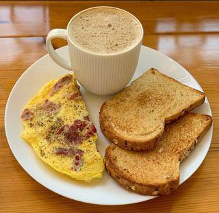 Omelette Viande + Café