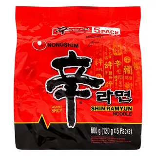 Nongshim Shin Ramyun Pack 5