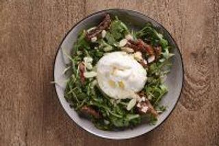 ENSALADA DE BURRATA Y JAMÓN