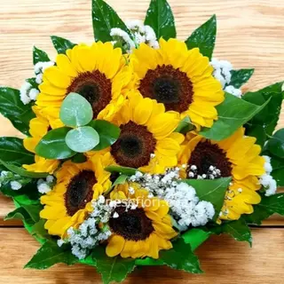bouquet 7 girasoli