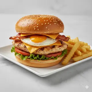 Hamburguesa De Pollo