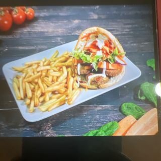 Kebab em Prato